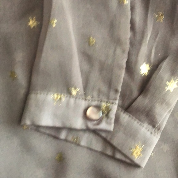 Sheer Long Sleeve Star Shirt - Picture 5 of 9